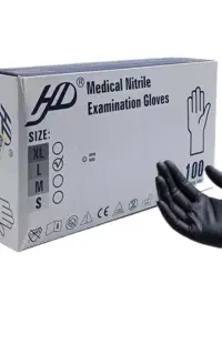 دستکش لاتکس مشکی سایز M