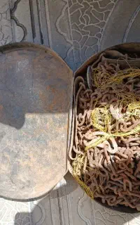 زنجیر چرخ و بخاری هیزمی