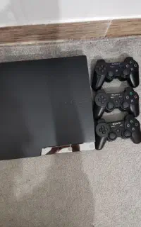 کنسول PS3 Slim کپی‌خور  ۳ دسته + ۲۲ بازی جذاب
