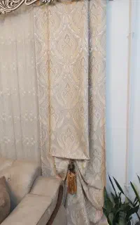 پرده سه متری بدون کتیبه