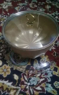 قابلمه طرحدار گرانیتی و سرویس کفگیر و مقاله