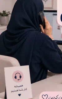ادمین پشتیبانی و ثبت سفارشات آنلاین