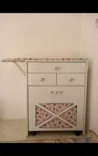 میزچرخ خیاطی .ساعت چوبی.شلف.میزغذاخوری