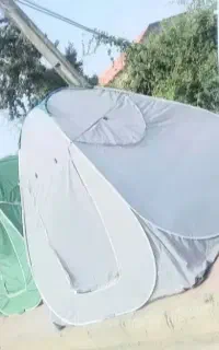 چادر مسافرتی برزنتی (۳تومن) زیپ درشت فنر کلفت