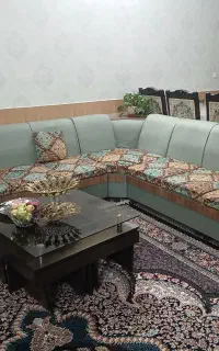 میز نهار خوری ۶نفره  و مبلمان ال ۷ نفره