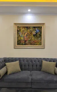 تابلو فرش دایره هستی