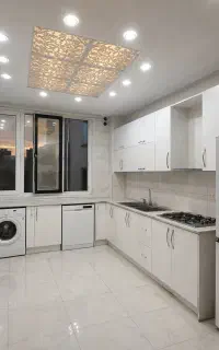 کابینت هایگلاس ارتفاع بلند، 90سانت + ۶متری