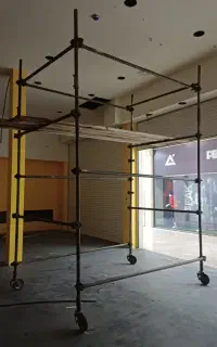 داربست (مشهدبست)نصب چهارپایه چرخ دار