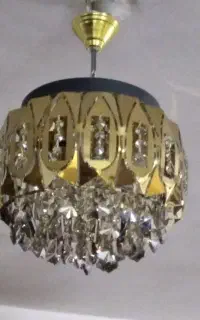 سه عدد لوستر نو کریستالی