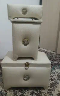 میز عسلی سطل زباله وصندوقچه