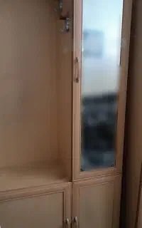 جا کفشی جا لباسی ایستاده آینه دار تخت پالت چوبی