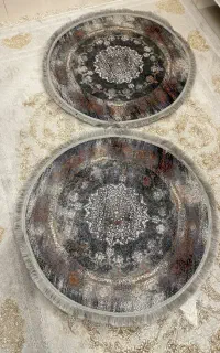 فرش ماشینی گرد