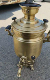 سماور زغالی. خیلی سنگین