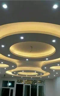 کناف کاری حرفه ای با نقاشی نورپردازی همه جای استان