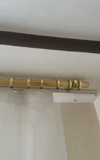 چوب پرده طلایی ۵متری