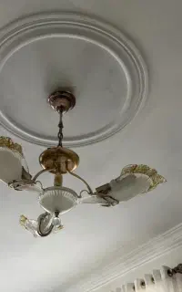 دو عدد لوستر سه شعله