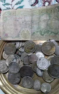 سکه 1ریالی2 ریالی5ریالی.حدودا 200 عدد