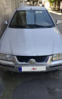 سمند نقره ای مدل 84