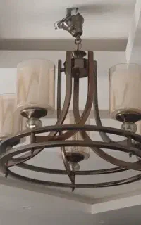 لوستر پنچ شعله و دو شعله