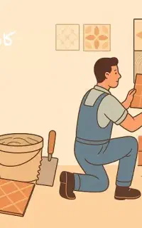 کارگر کاشی کار میخوام