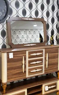 ست آینه کنسول شکلاتی انزو در زرکالا مدل 10