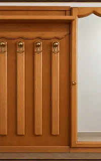 آینه و چوب لباسی تمام چوب