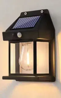 چراغ باغی سنسور دار لامپ خودکار خورشیدی