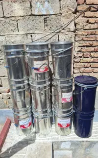 سطل فلزی بزرگ