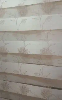 ۴ پرده زبرا طرح گلدار