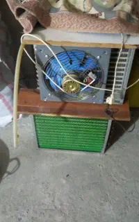 دوعدد کندانسور با فن