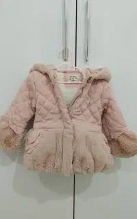 کاپشن دخترانه جنس باکیفیت خارجی اصل، ۱ تا ۳ سال