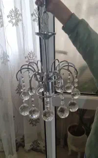 دیوار کوب دو عدد ست  و یک عدد لوستر کوچک