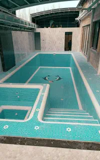 سیمانکاری نما رومی استخر