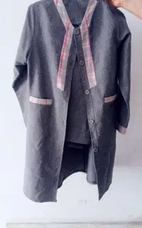 یک دست مانتو شلوار ( یونیفرم مدرسه ) نو و ارزان