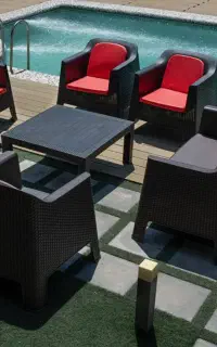 میز وصندلی باغی میز وصندلی ویلایی فضایی باز