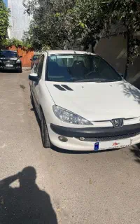 پژو ۲۰۶ تیپ ۲ مدل ۸۹ سفید
