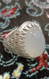 انگشتر عقیق نباتی