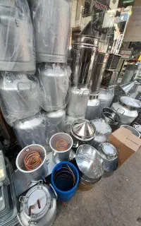 ۵۰ و ۴۰ لیتری مناسب برای تقطیر گلاب و نعناع
