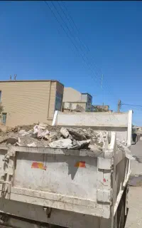 حمل بار نخاله ساختمانی خاک باغچه سنک