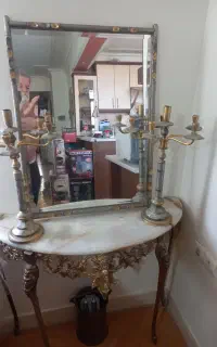 اینه وشمدان شمش برنجی