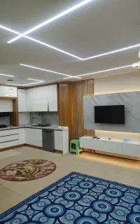 بازسازی کناف رنگ کفپوش سرامیک لاین نوری کاغذ