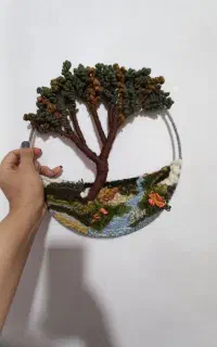 آموزش تاپستری / گلیم مدرن / سرژه بافی