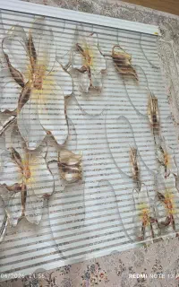 پرده دو حالته عرض ۱۳۵وطول ۱۶۸سالم استفاده نشده