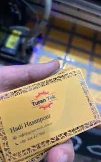کارت ویزیت فلزی