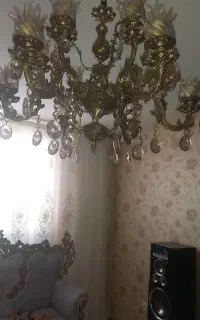 لوستر برنزی ۱۲شاخه