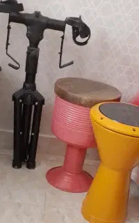 ست تنبک و تمپو با پایه