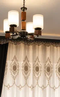 لوستر جفت چهار شعله