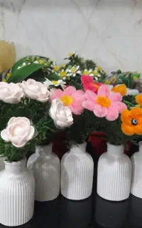 انواع گل های مصنوعی دست ساز
