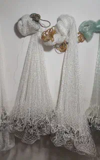 تور ماهیگیری دیواری و پرتابی وتور خام