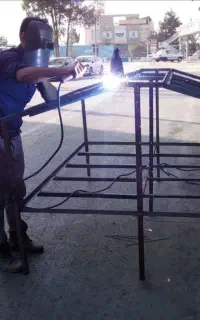 جوشکاری سیار ونصب کولر آبی